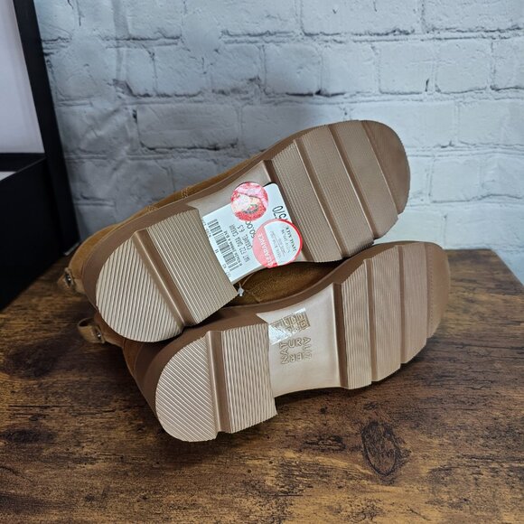 NWT Dara Golden Caramel Suede Ladies Boot - 6.5 - Picture 6 of 9